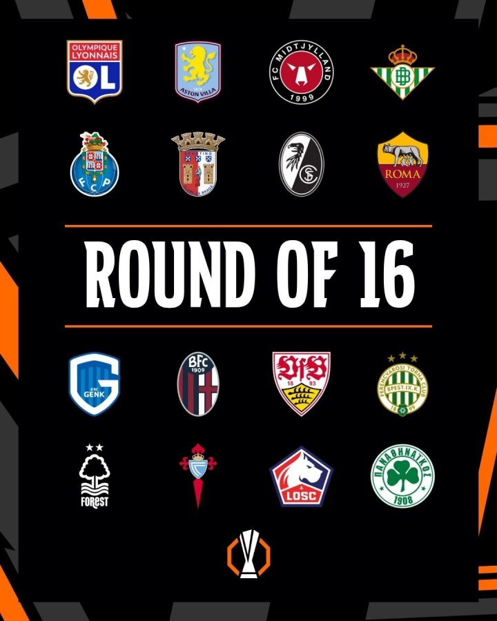 彩票-【实时更新】欧联淘汰赛抽签：博洛尼亚vs罗马，斯图加特vs波尔图