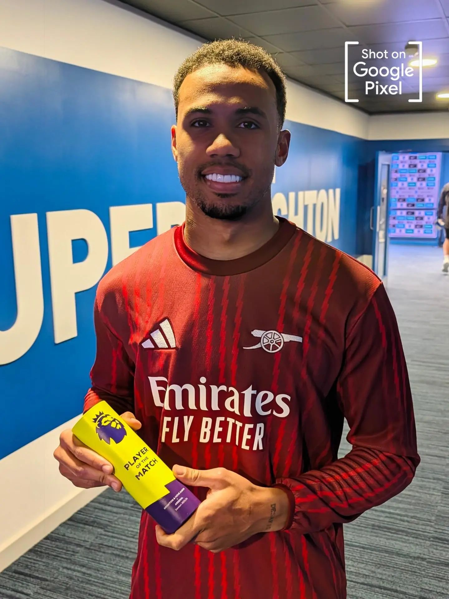 乐彩网app-14次解围，加布里埃尔当选布莱顿vs阿森纳英超官方最佳